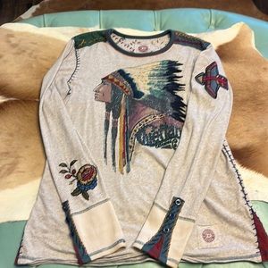 Long sleeve Native American tee